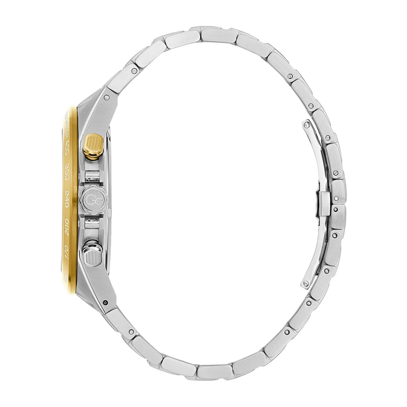 GC Men’s Audacious Chrono Metal Two Tone Stainless Steel Watch Z07008G9MF