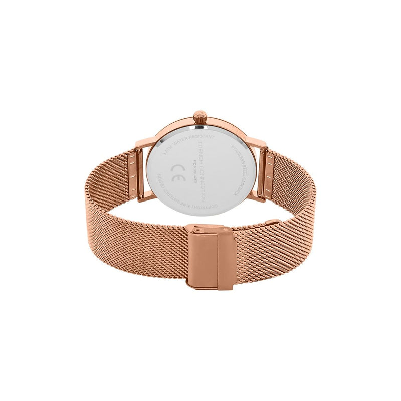 French Connection Analog Rose Gold Stainless Steel Men's Watch FCN00043D