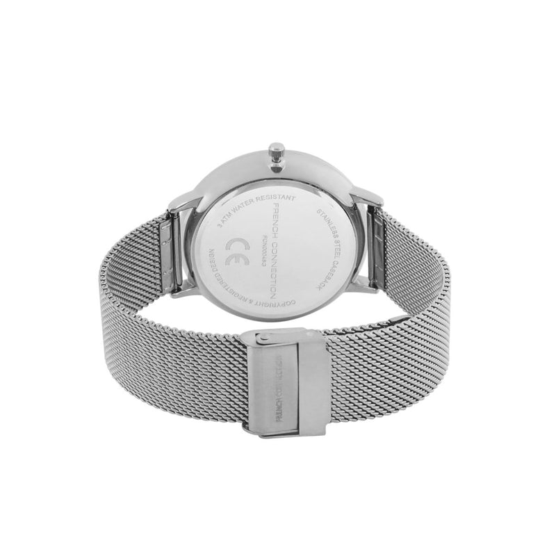 French Connection Men Silver Stainless Steel Straps Analogue Watch FCN00048G