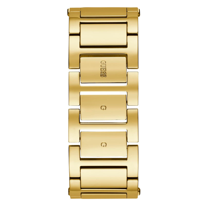 Guess Womens Gold Tone Analog Gold Stainless Steel Band Watch GW0441L2