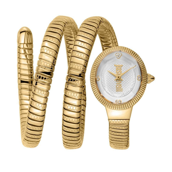 Just Cavalli Women After Party Analogue Quartz Gold Stainless Steel Watch JC1L269M0025