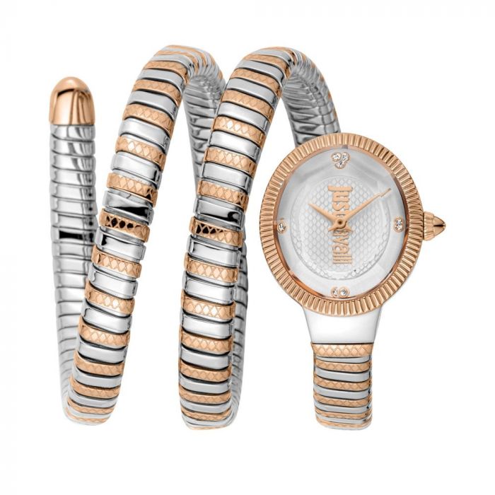 Just Cavalli Women After party Analog Quartz Two tone Stainless Steel Watch JC1L269M0065