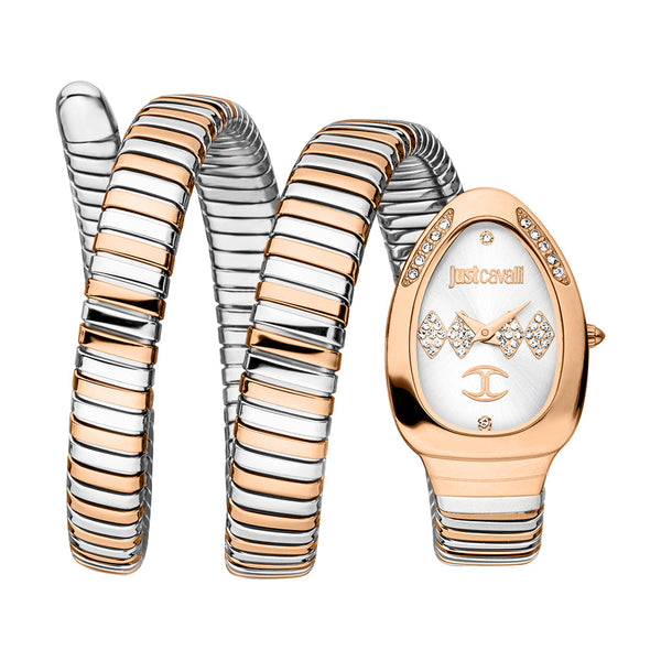 Just Cavalli Women Vezzoso Two tone Stainless Steel Quartz Watch JC1L230M0075