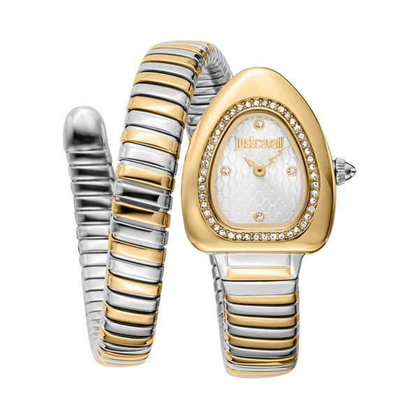 Just Cavalli Women's Oval Shape Stainless Steel Wrist Watch JC1L249M0055