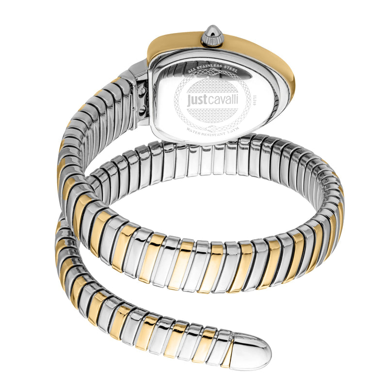 Just Cavalli Women's Oval Shape Stainless Steel Wrist Watch JC1L249M0055