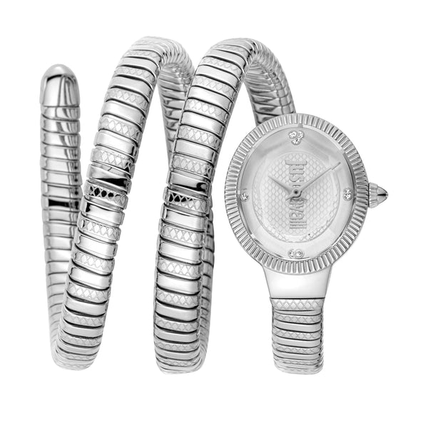 Just Cavalli Women's After Party Silver Stainless Steel Watch JC1L269M0015