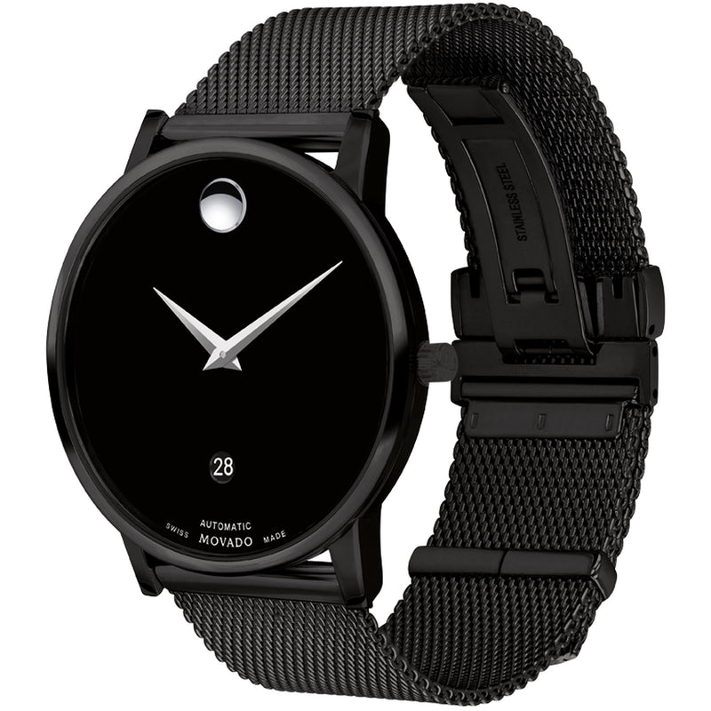 MOVADO Museum Classic Automatic Black Dial Men's Watch 0607568