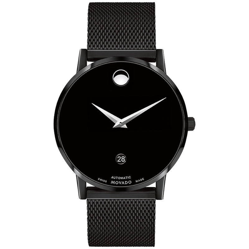 MOVADO Museum Classic Automatic Black Dial Men's Watch 0607568