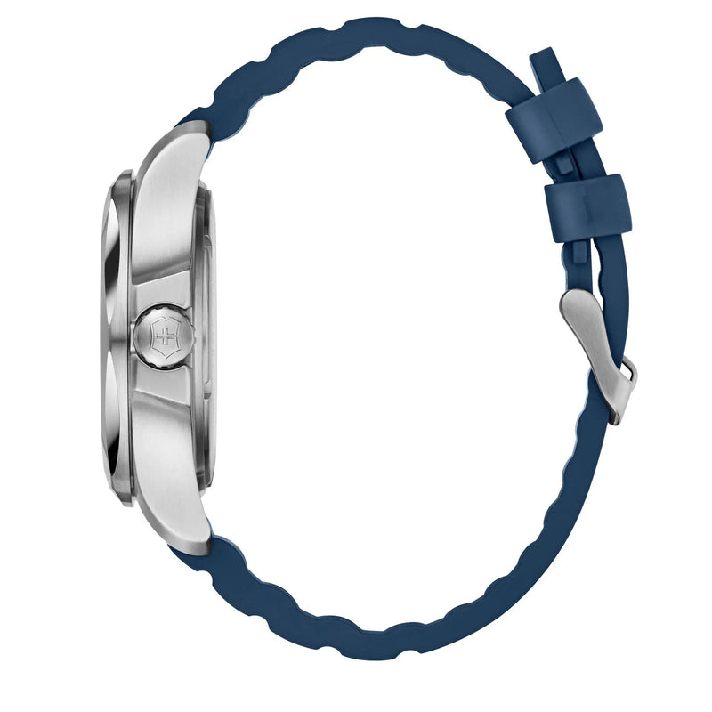 Victorinox 241688.1 Swiss Army INOX Blue Dial Mens Wrist Watch Solid Case