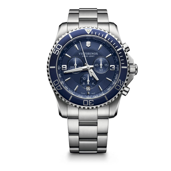 Victorinox 241689 Swiss Army Men's Maverick Chronograph Watch in blue