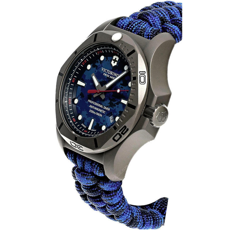 Victorinox 241813 Swiss Army Blue Dial I.N.O.X. Professional Diver Men's Watch