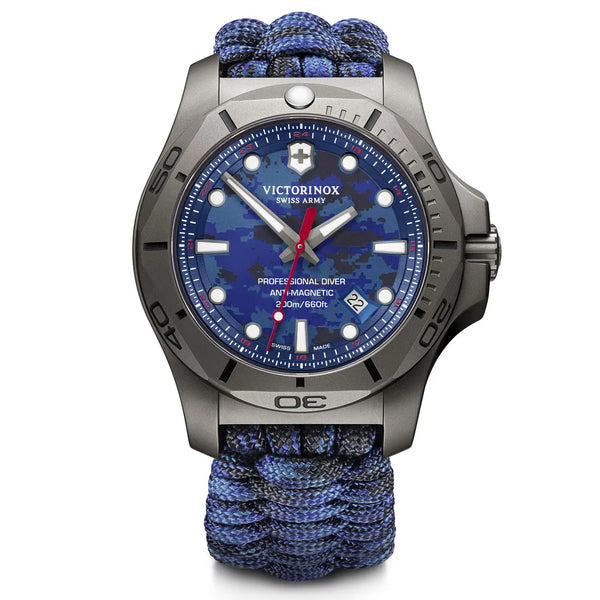 Victorinox 241813 Swiss Army Blue Dial I.N.O.X. Professional Diver Men's Watch