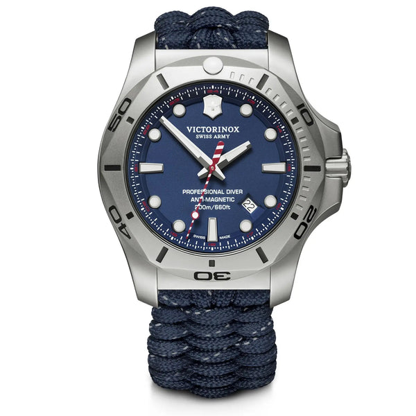 Victorinox 241843 Swiss Army Blue Dial I.N.O.X. Professional Diver Men's Watch
