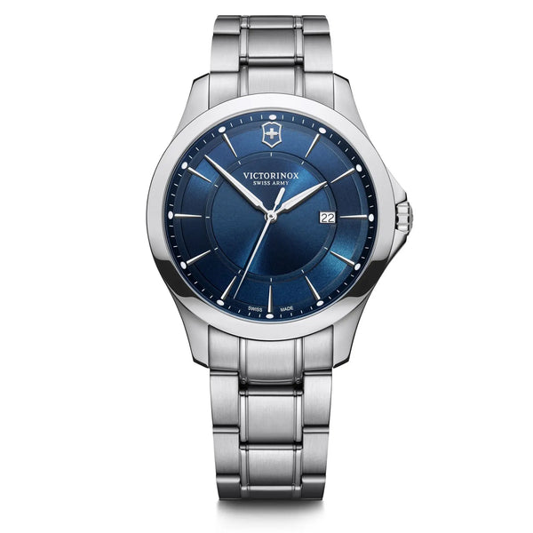 Victorinox 241910.1 Swiss Army Alliance Silver/Blue Mens Wrist Watch