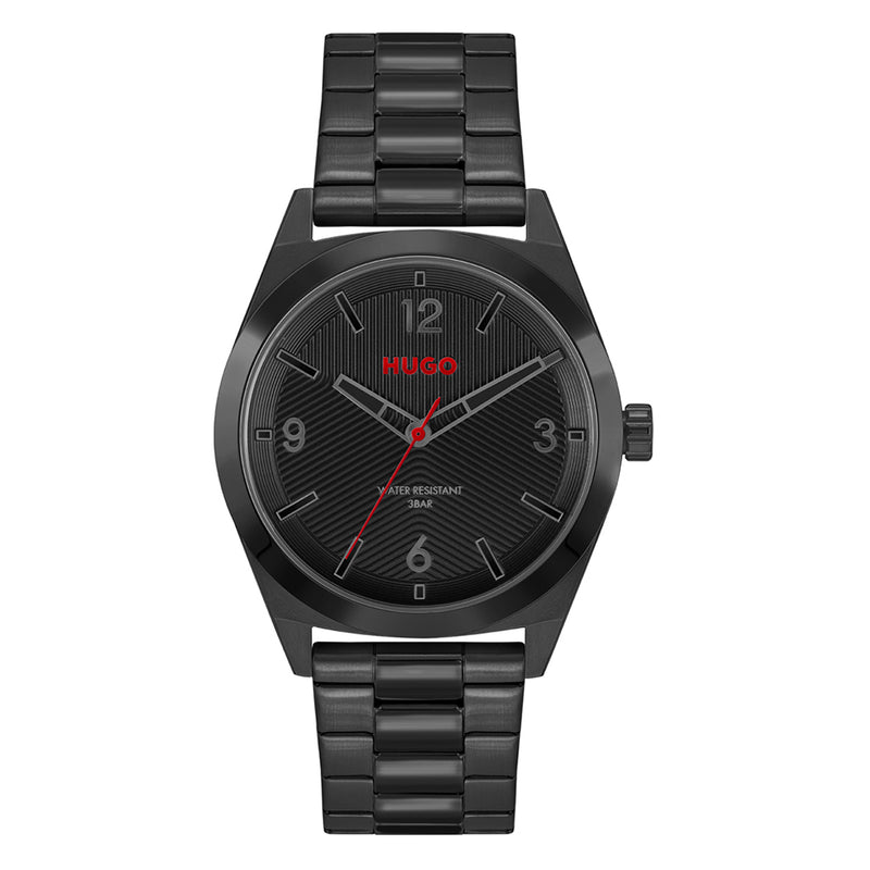 Hugo Boss Men’s Black Stainless Steel Bracelet Watch 1530253