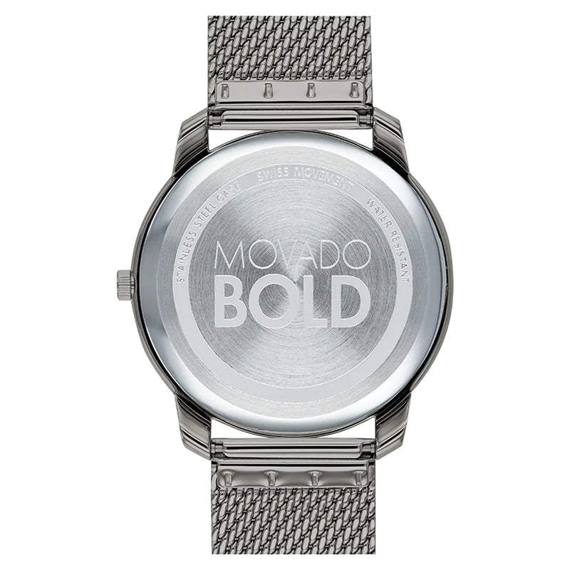 Movado 3600599 Bold Thin Men's Swiss Quartz Stainless Steel and Mesh Bracelet Casual Watch