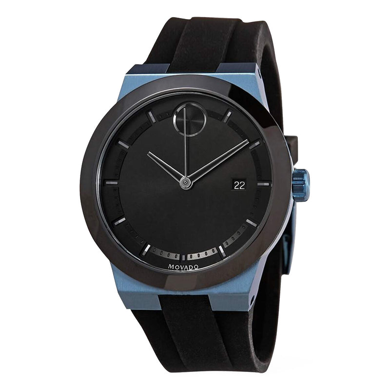 Movado 3600626 Men's BOLD Fusion Stainless Steel Swiss Quartz Watch with Silicone Strap,