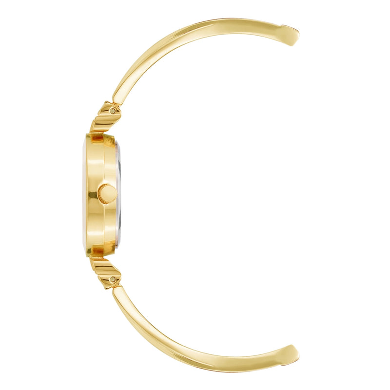 Anne Klein Women's Bangle Watch and Premium Crystal Accented Bracelet Set - AK3284WTST
