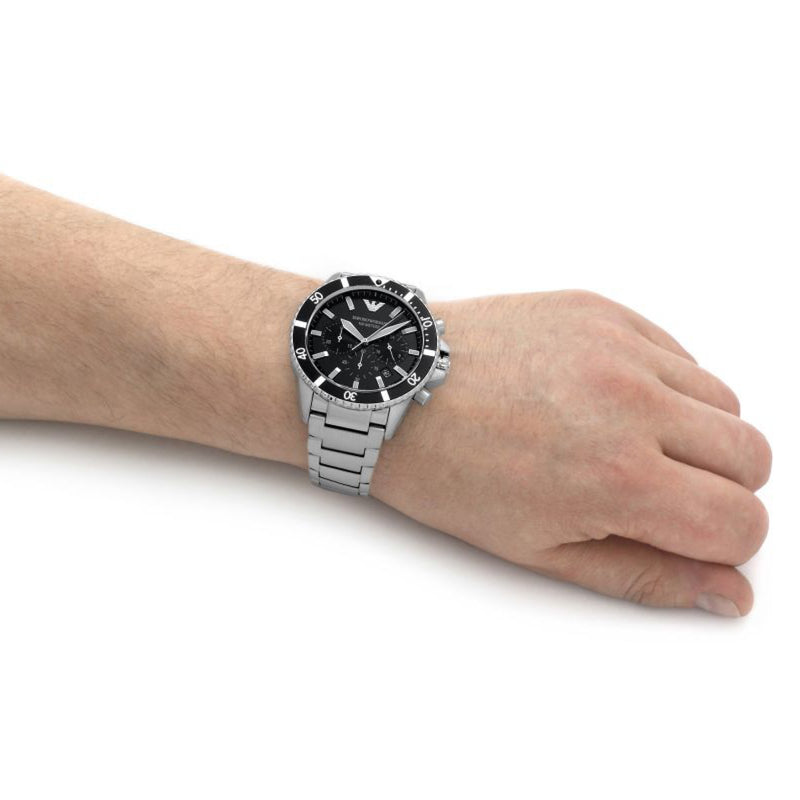 Emporio Armani Chronograph Stainless Steel Watch AR11360