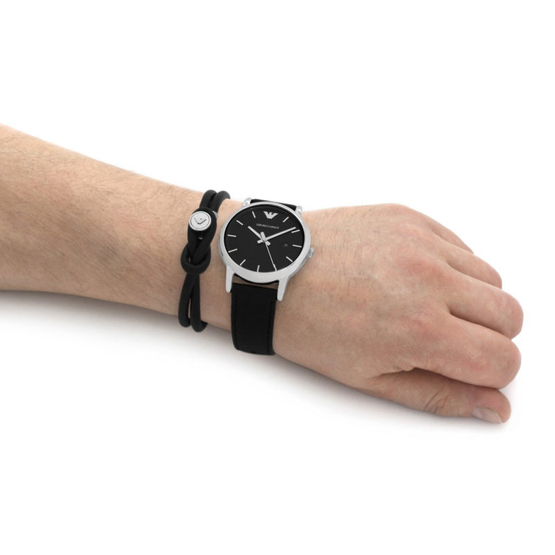 Emporio Armani Men's Three-Hand Dress Watch With Quartz Movement AR80059