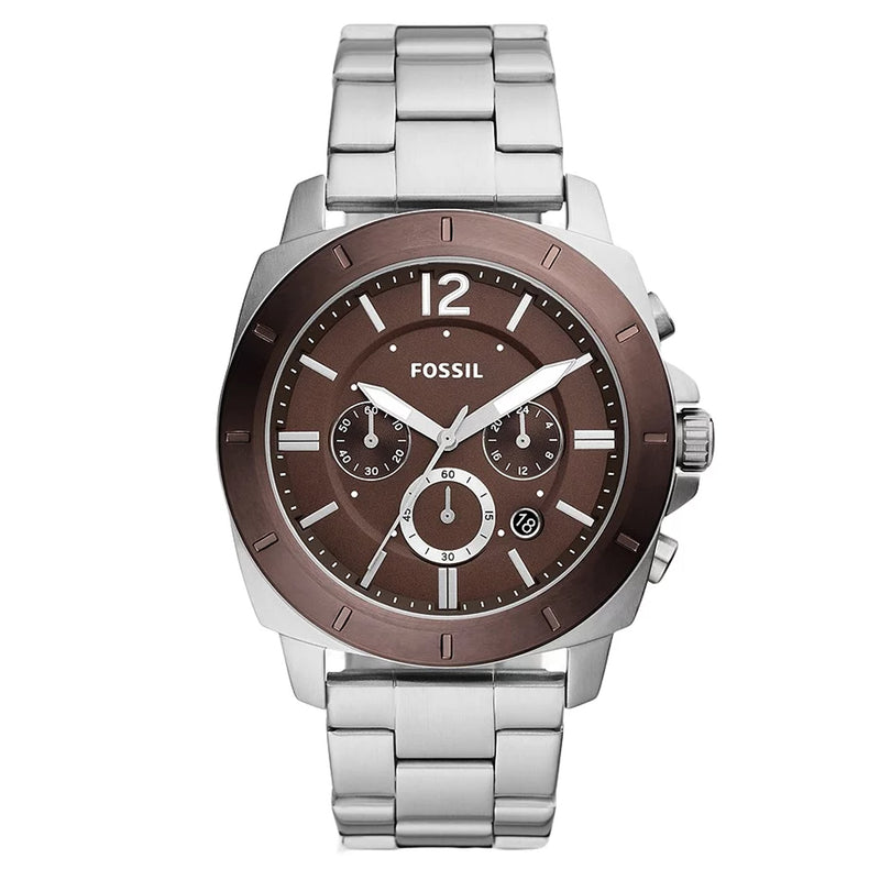 Fossil Men Privateer Chronograph Stainless Steel Watch BQ2720