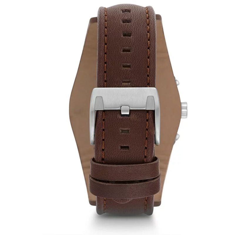 Fossil Men Coachman Chronograph Brown Leather Watch CH2891