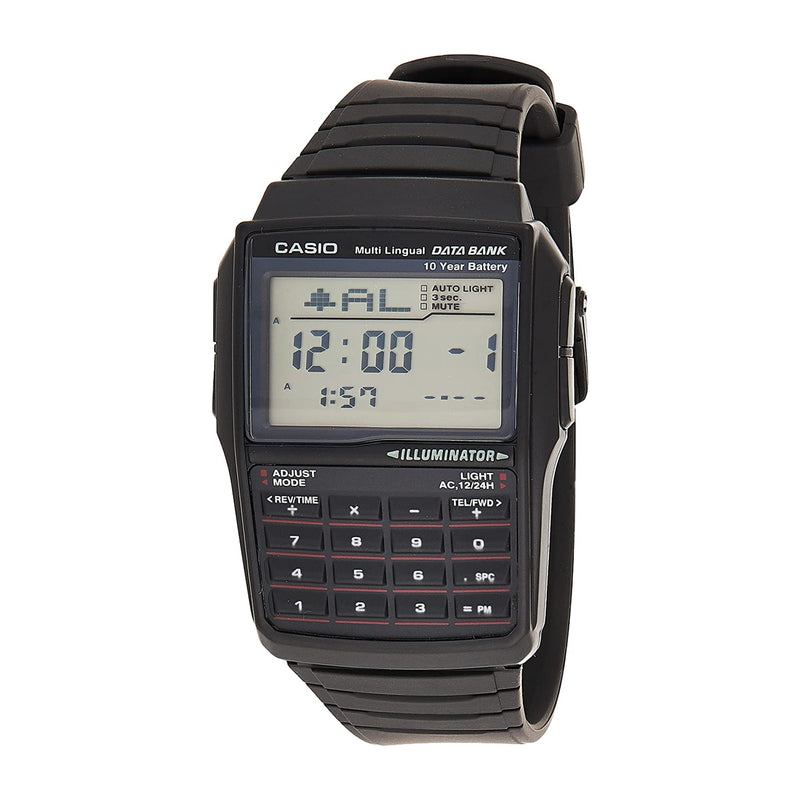 Casio Resin Digital Watch DBC-32-1ADF - 33 mm - Black
