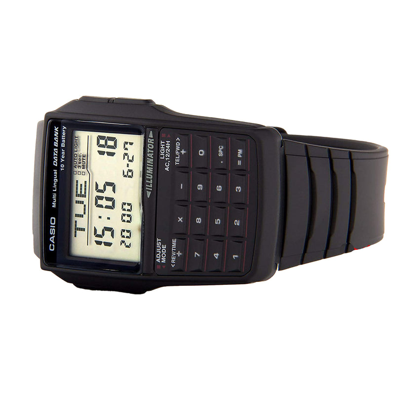 Casio Resin Digital Watch DBC-32-1ADF - 33 mm - Black