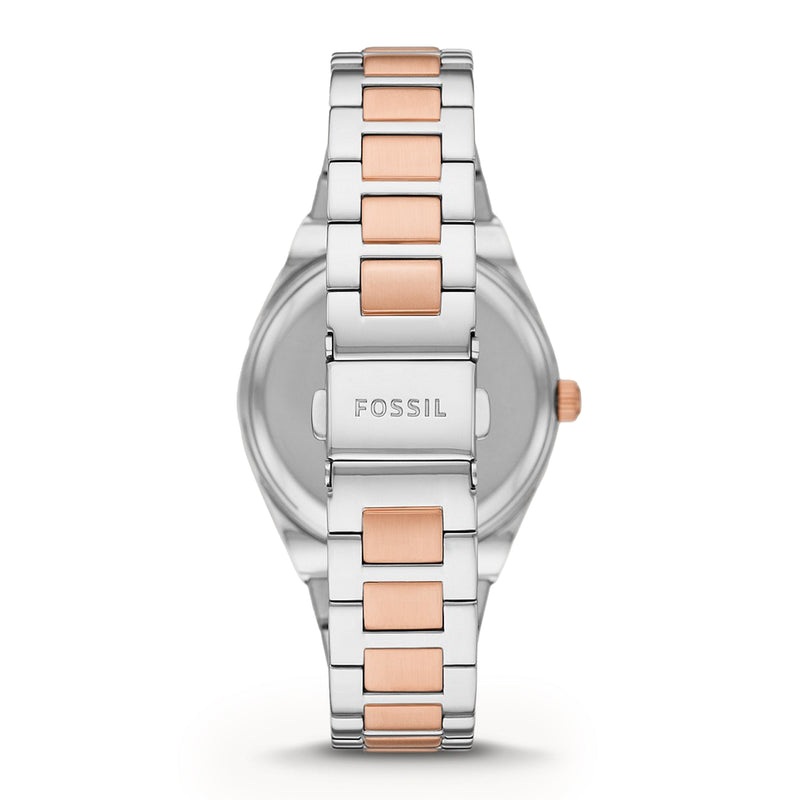 Fossil Women Scarlette Three-Hand Two-Tone Stainless Steel Watch ES5261