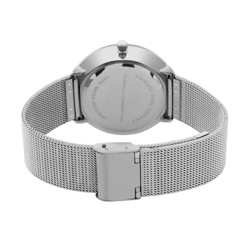 French Connection Men's Silver Dial Analog Watch FCB01SM