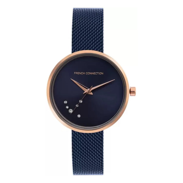 French Connection Women's Navy Blue Dial Analog Watch FCL23-C