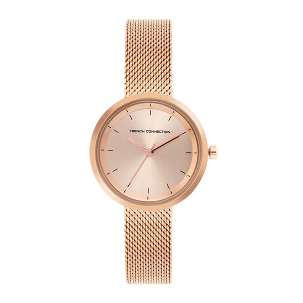 French Connection Analog Rose Gold Dial Women's Watch FCN00036C