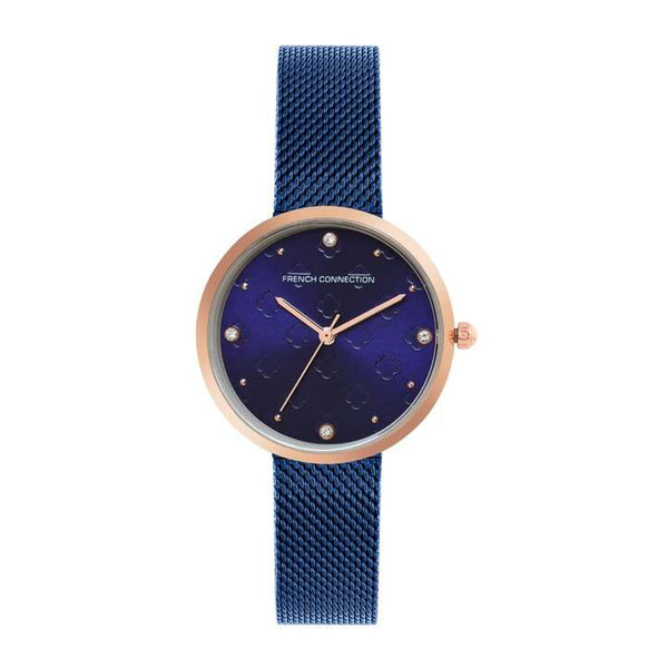 French Connection Analog Navy Blue Dial Women's Watch FCN00040C