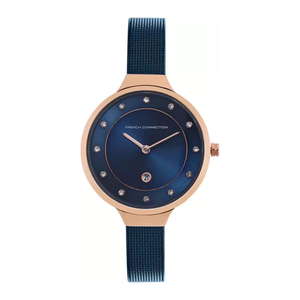 French Connection Analog Navy Blue Dial Women's Watch FCP23URGM