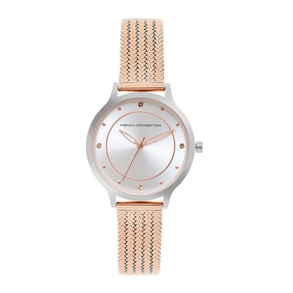 French Connection Analog Silver Dial Women's Watch FCP30RTM