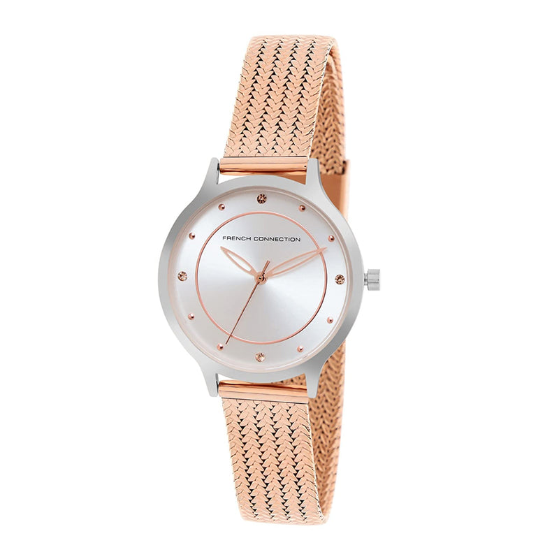 French Connection Analog Silver Dial Women's Watch FCP30RTM