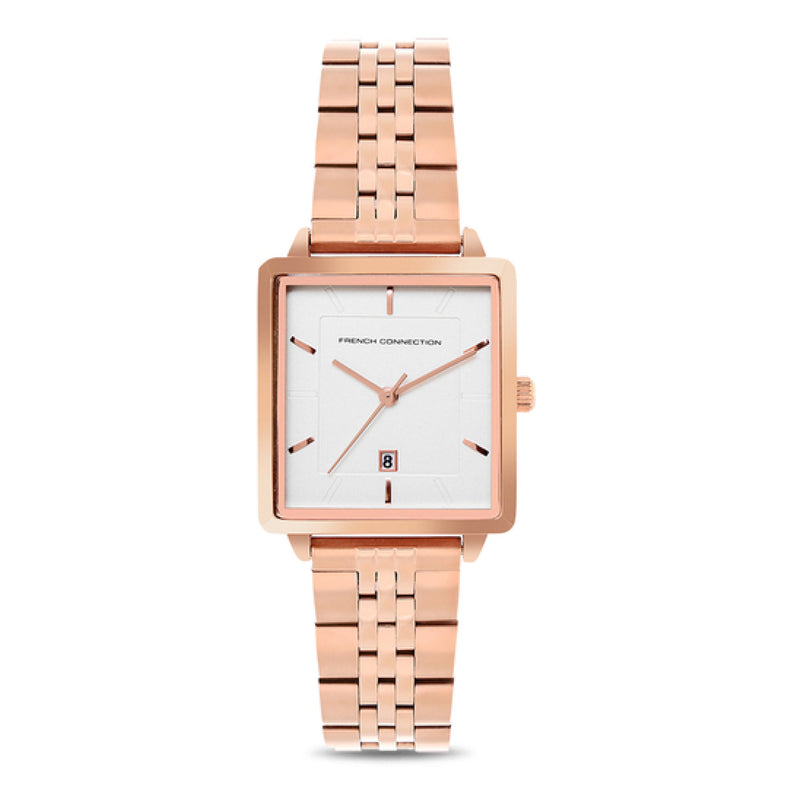 French Connection Women's Rose Gold Stainless Steel Watch FCP35RGM-S