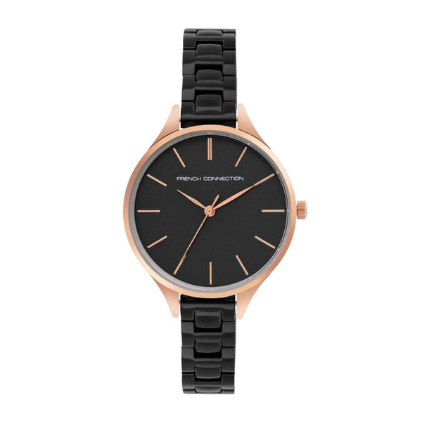 French Connection Analog Black Dial Women's Watch FCS003D