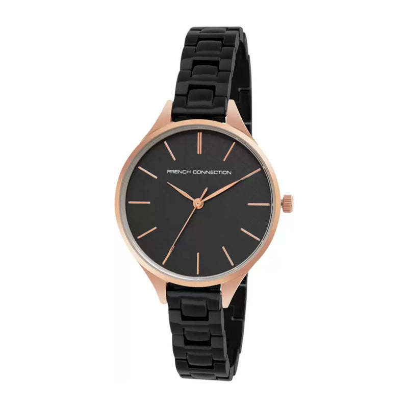 French Connection Analog Black Dial Women's Watch FCS003D