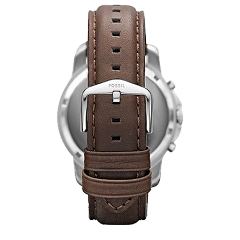 Fossil Men Grant Chronograph Brown Leather Watch FS4735