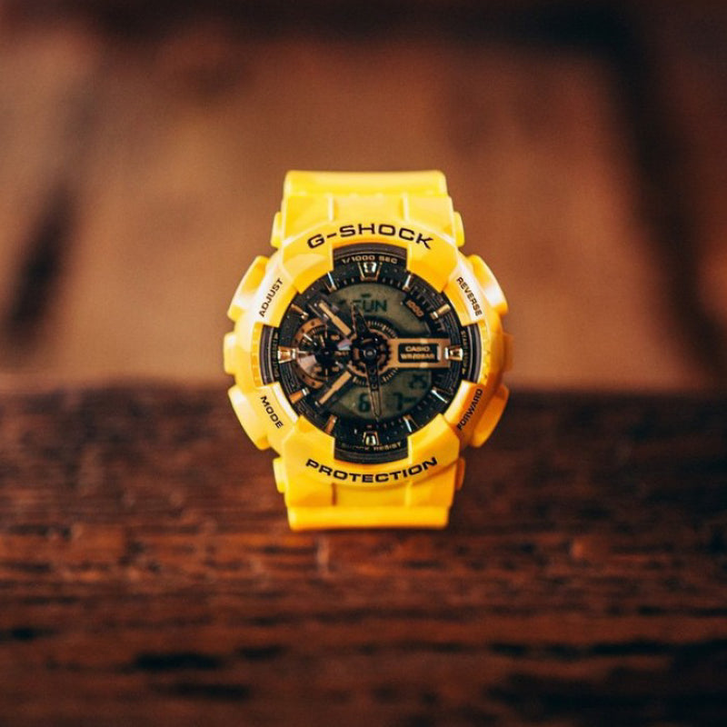 G shock best sale ga 110 yellow