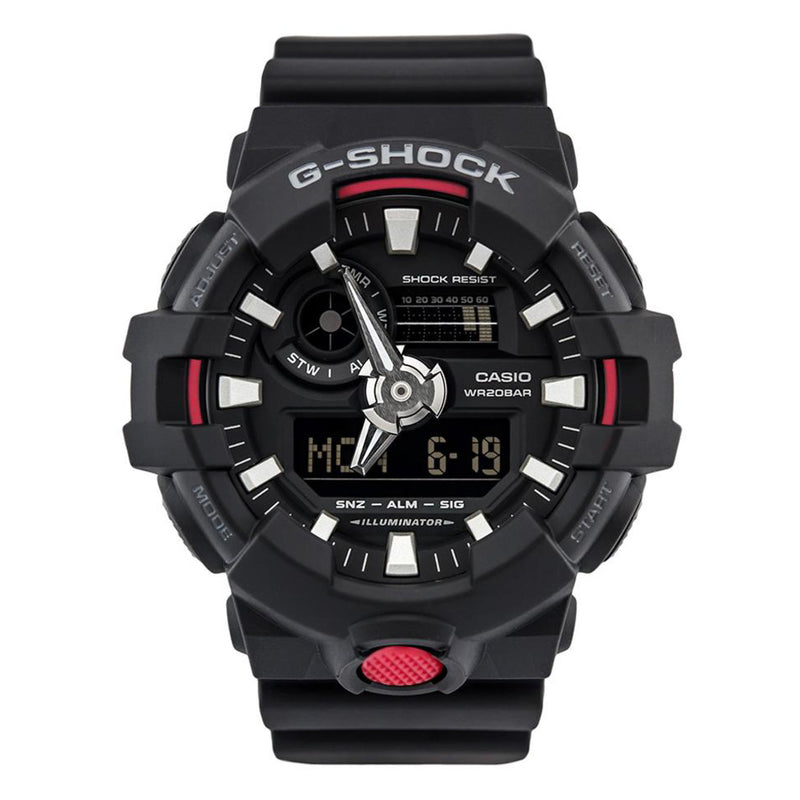 G-SHOCK Men's Analog-Digital Black Dial Watch - GA-700-1ADR