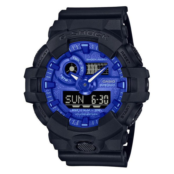G-SHOCK Men's Analog-Digital Dark Blue Dial Watch - GA-700BP-1ADR