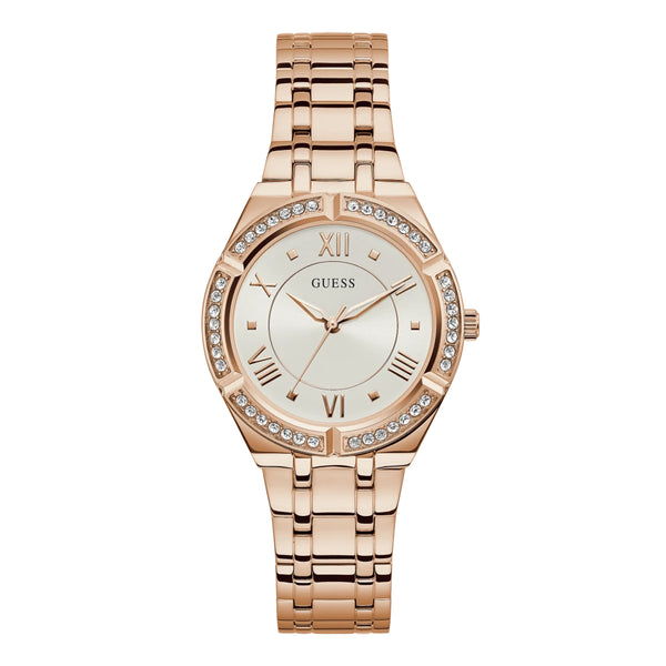 Guess Women’s Rose Gold Tone Stainless Steel Watch GW0033L3