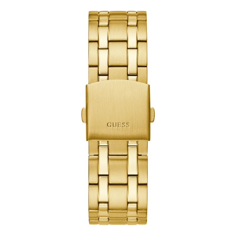 Guess Gold Tone Case Gold Tone Stainless Steel Watch GW0260G2