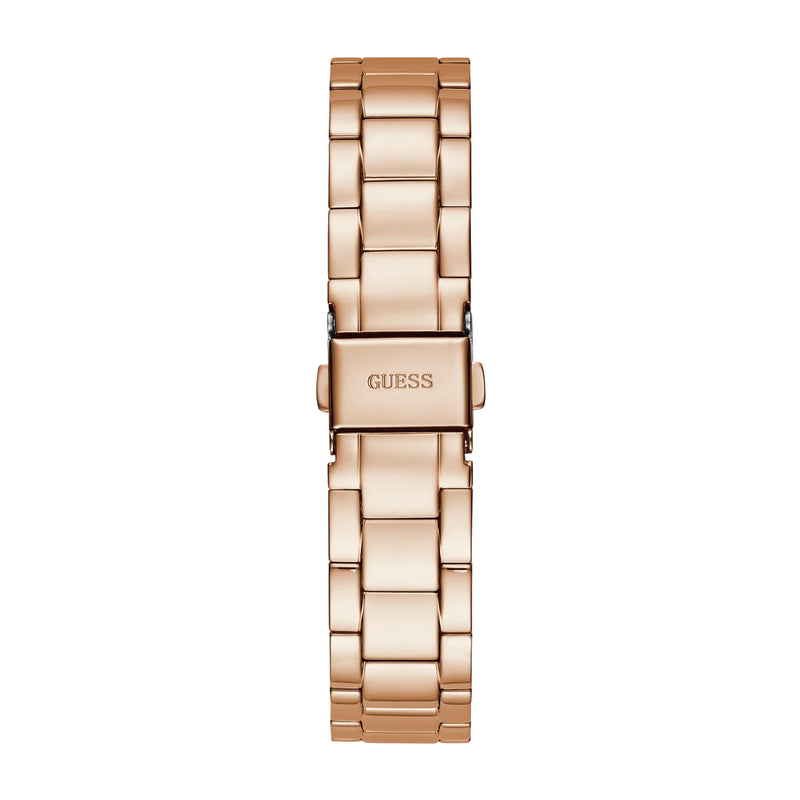 Guess Women's Rose Gold Tone Case Rose Gold Tone Stainless Steel Watch GW0307L3
