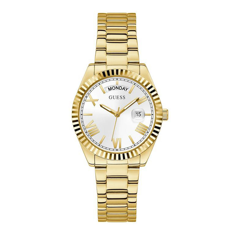 Guess Women Gold Tone Case Gold Tone Stainless Steel Watch GW0308L2