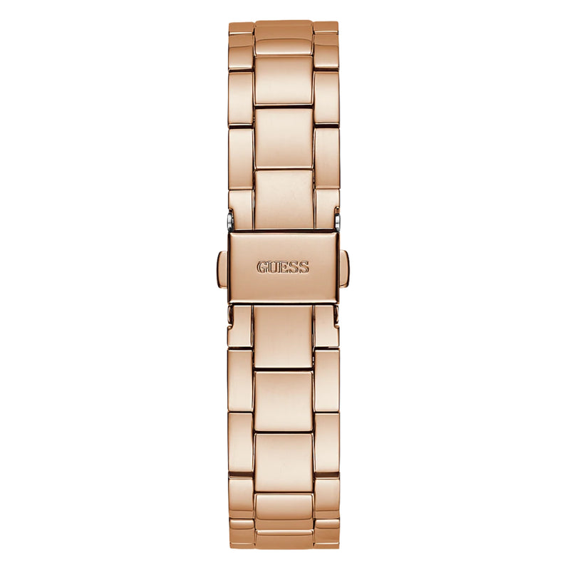 Guess Women Rose Gold Tone Case Rose Gold Tone Stainless Steel Watch GW0410L3