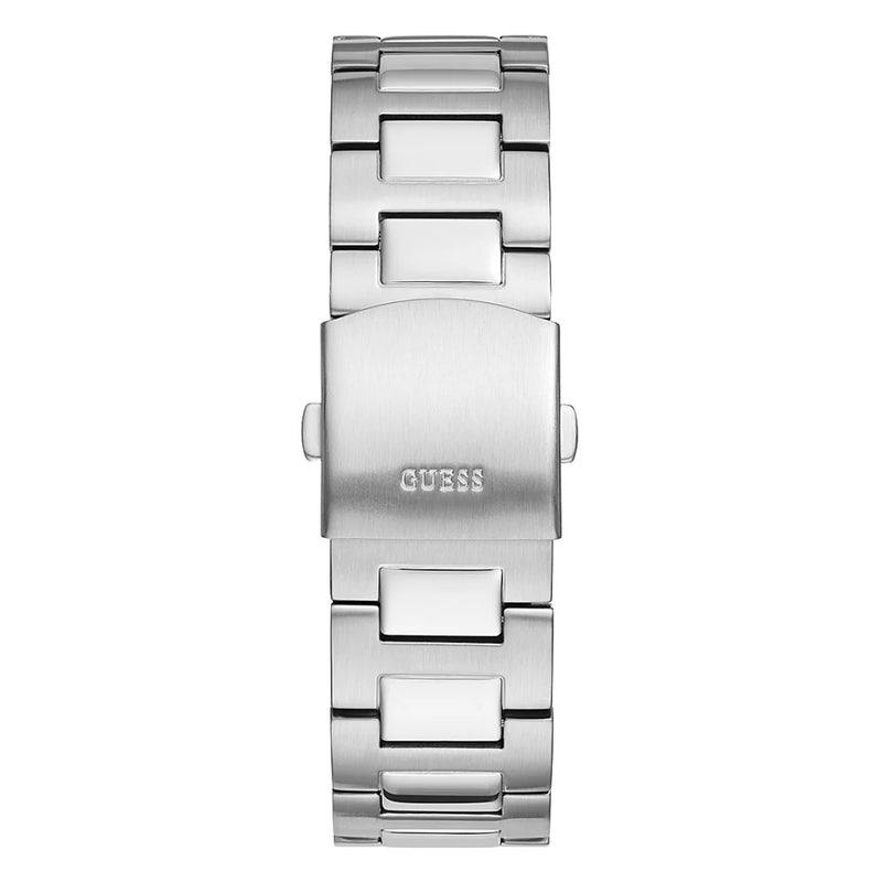 Guess Silver Tone Case Silver Tone Stainless Steel Watch GW0426G1