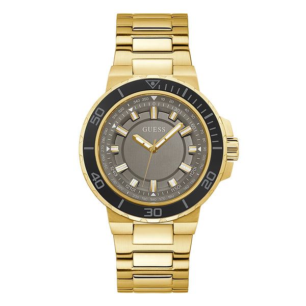 Guess Men’s Gold Tone Case Gold Tone Stainless Steel Watch GW0426G2